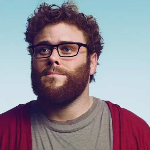 Prompt: seth rogan as jesus passing a blunt to his disciples