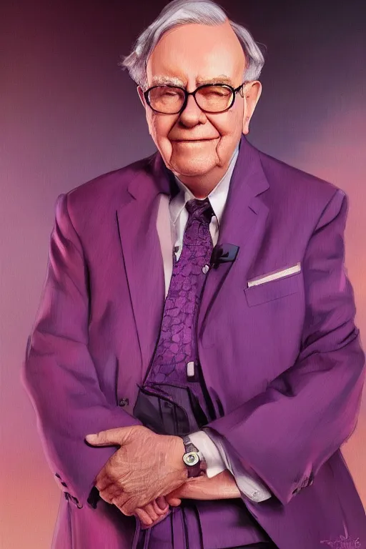 Prompt: warren buffet robotic clothes in the beach purple sun, pink lighting ultra realistic photorealistic highly detailed high quality, a stunningly, digital painting, artstation, concept art, smooth, sharp focus, illustration, art by artgerm and greg rutkowski and alphonse mucha 8 k