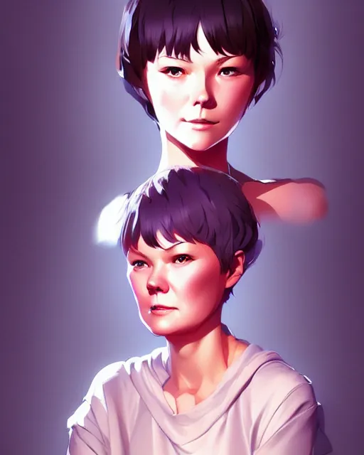 Image similar to judi dench, portrait shinkai makoto studio ghibli studio key hideaki anno sakimichan stanley artgerm lau rossdraws james jean marc simonetti elegant highly detailed digital painting artstation pixiv