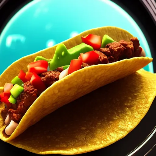 Image similar to a taco on life support, photograph, ultra quality, realistic, 4 k, artstation, unreal engine