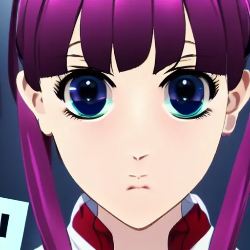 Image similar to Sasha Grey in 'Doki Doki Literature Club' visual novel, screenshot 4k high details high fidelity