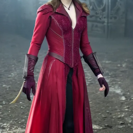 Image similar to Still of Emma Watson as Scarlett Witch