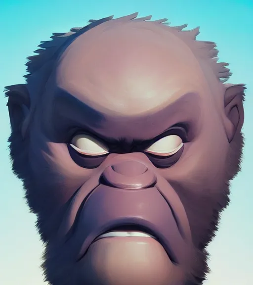 Image similar to face icon stylized minimalist big foot, loftis, cory behance hd by jesper ejsing, by rhads, makoto shinkai and lois van baarle, ilya kuvshinov, rossdraws global illumination