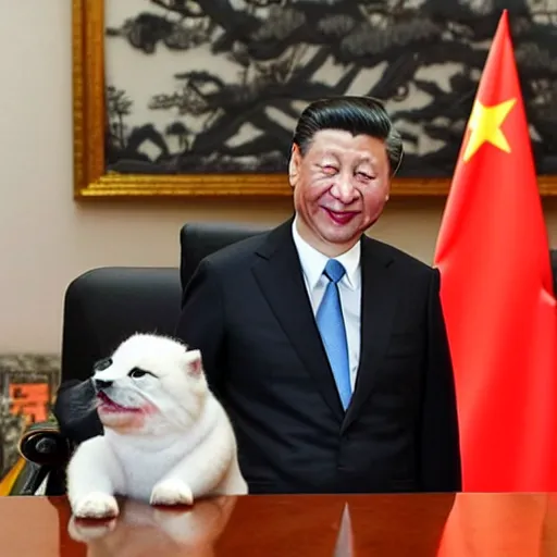 Image similar to chinese president loving pet chinese president