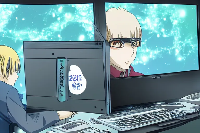 Image similar to anime sysadmin