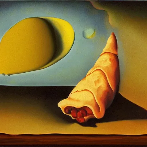 Image similar to dusty french soft stream cone maltese steak margarine miso, by benoit b. mandelbrot and marc chagall and martin johnson heade, trending on deviantart, oil on canvas, rendered in maya