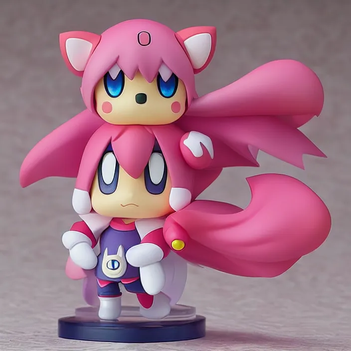 Image similar to Kirby, An anime Nendoroid of Kirby, figurine, detailed product photo
