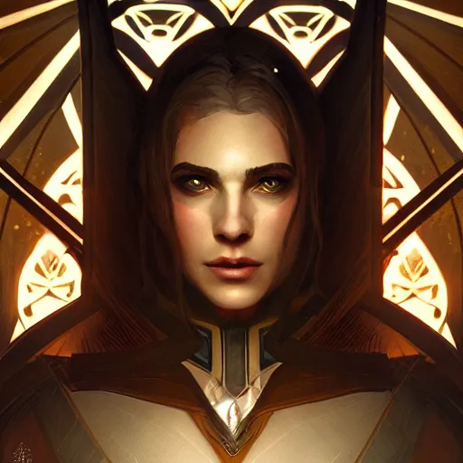 Image similar to symmetry!! portrait of the witcher, thunder, sci - fi, glowing lights!! intricate, elegant, highly detailed, digital painting, artstation, concept art, smooth, sharp focus, illustration, art by artgerm and greg rutkowski and alphonse mucha, 8 k