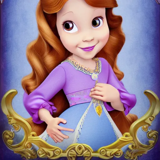 Image similar to photo portrait of sofia the first