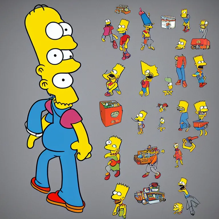 generic simpsons character | Stable Diffusion | OpenArt