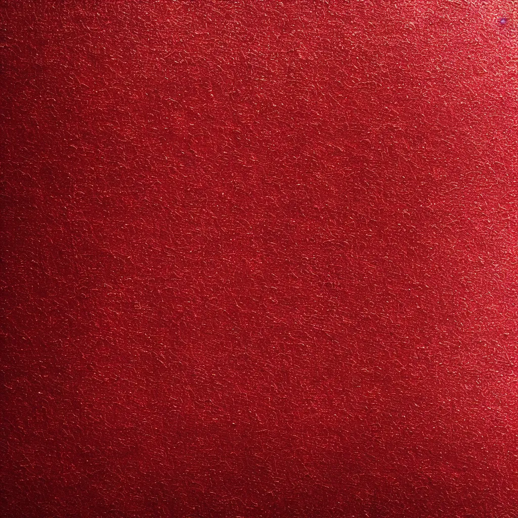 Prompt: chrome effect metallic texture of a red book