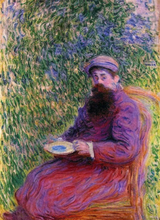 Prompt: fingers crossed by claude monet