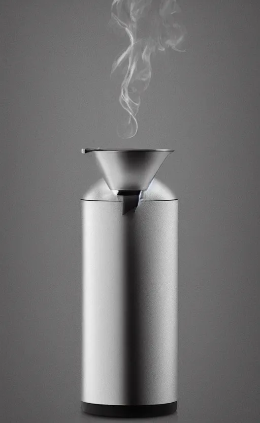 Prompt: a stylish handheld electric coffee grinder ; designed by marc newsom, zaha hadid, blonde, joseph and joseph, dieter rams ; natural materials ; industrial design ; behance ; le manoosh ; pinterest ; if design award ; reddot design award