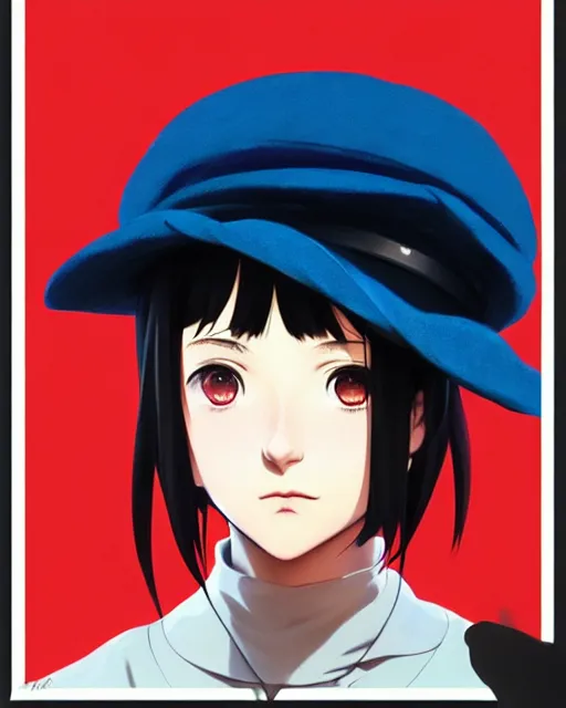 Image similar to girl with a beret | | very very anime!!!, fine - face, audrey plaza, realistic shaded perfect face, fine details. anime. realistic shaded lighting poster by ilya kuvshinov katsuhiro otomo ghost - in - the - shell, magali villeneuve, artgerm, jeremy lipkin and michael garmash and rob rey