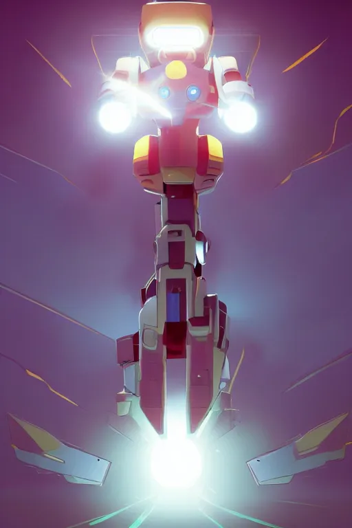 Image similar to metabots medabots medarotto medarot robot minimalist comics, behance hd by jesper ejsing, by rhads, makoto shinkai and lois van baarle, ilya kuvshinov, rossdraws global illumination ray tracing hdr radiating a glowing aura