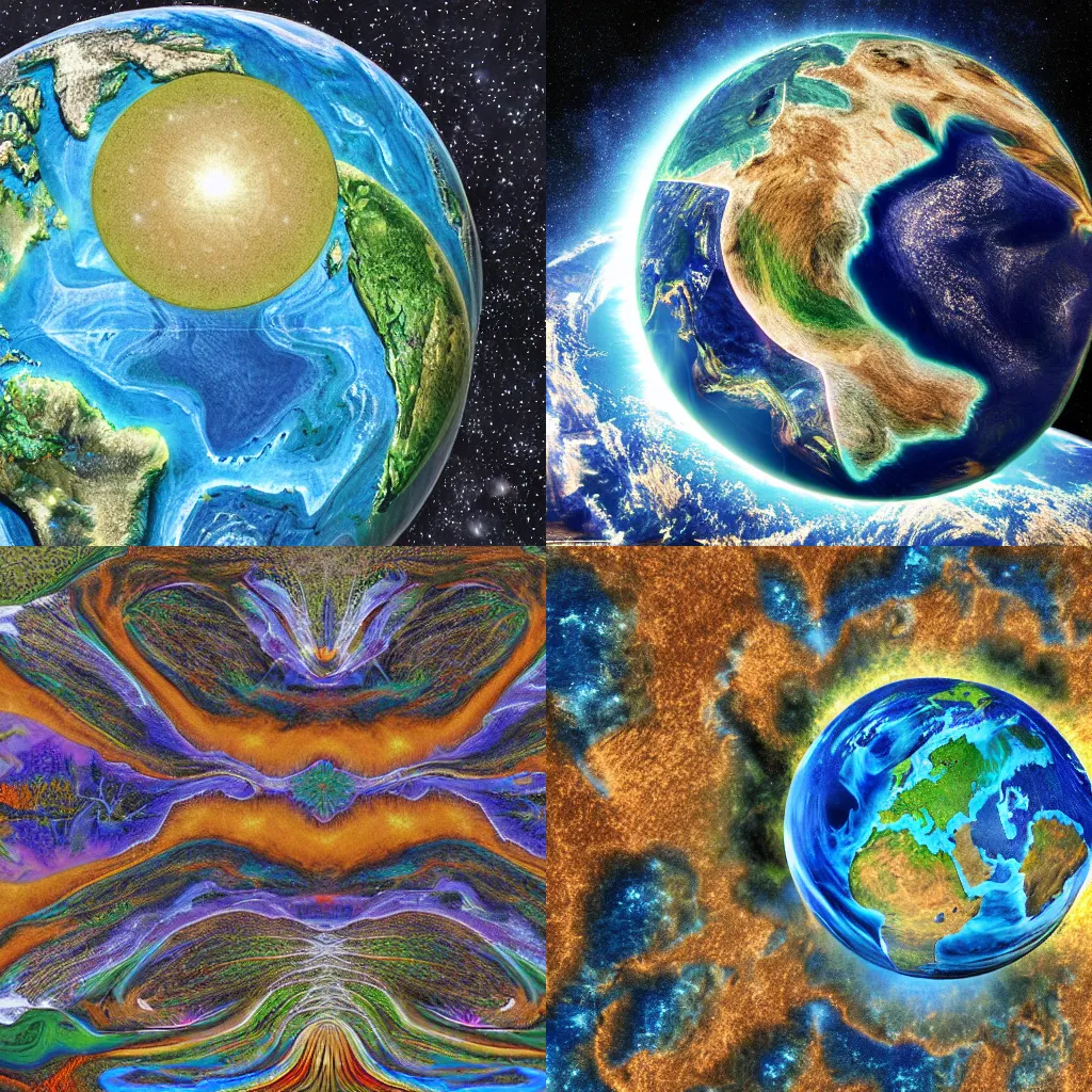 Prompt: Evolving Earth next Phase of Collective Consciousness Highly detailed photorealistic
