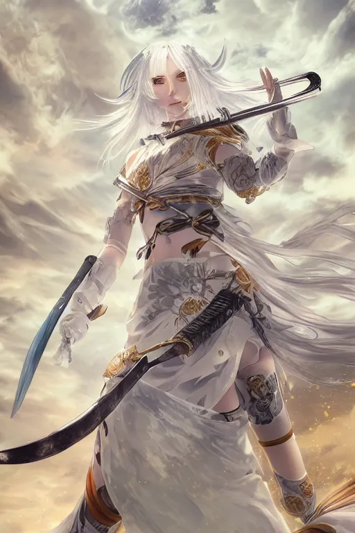 ArtStation - Female anime warrior