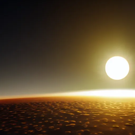 Prompt: solar eclipse from a planet surface, highly detailed, photorealistic portrait, bright studio setting, studio lighting, crisp quality and light reflections, unreal engine 5 quality render