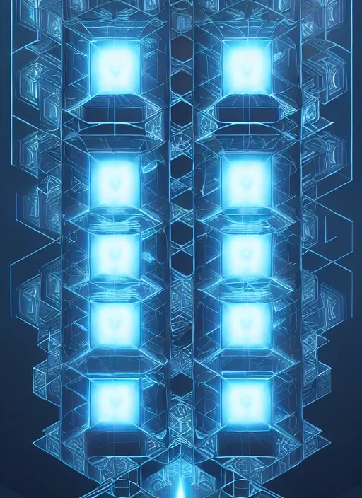 Prompt: symmetry!! product render poster puzzle cube scifi, glowing lights!! intricate, elegant, highly detailed, digital painting, artstation, concept art, smooth, sharp focus, illustration, art by artgerm, unreal engine