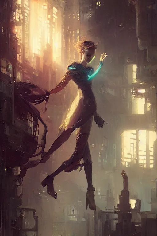 Prompt: cinderella, cyberpunk, oil painting, darkness, paint texture, digital painting, highly detailed, artstation, sharp focus, illustration, concept art, ruan jia, charlie bowater, tom bagshaw, norman rockwell