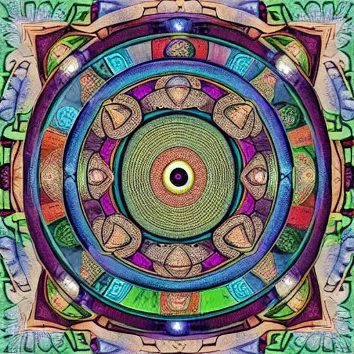 Prompt: A gorgeous bagua yin and yang mandala, a model of the universe, mysticism, all things in the universe, multiverse, parallel universe, metaverse, Very sharp, very high resolution, 32k,