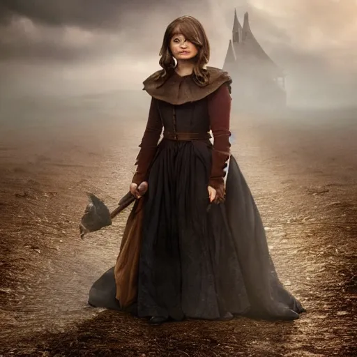 Image similar to jenna coleman as a witch