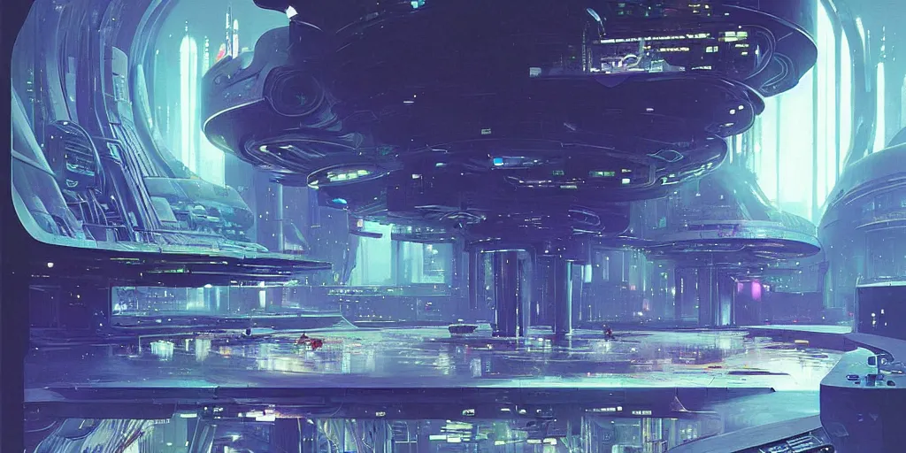 Image similar to The Cyberpunk Alchemist’s Biomimetic Laboratory, by John Harris