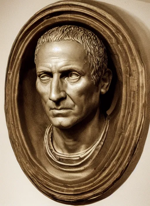 Image similar to a full portrait photo of julius caesar, f / 2 2, 3 5 mm, 2 7 0 0 k, lighting, perfect faces, award winning photography.