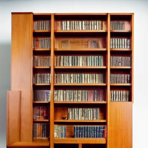 Image similar to photo of bookshelf designed by frank lloyd wright