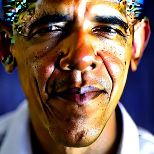 Image similar to Selfie photograph of Barack Obama, 8k,