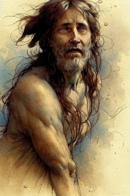 Image similar to (((((bible moses . muted colors.))))) by Jean-Baptiste Monge !!!!!!!!!!!!!!!!!!!!!!!!!!!