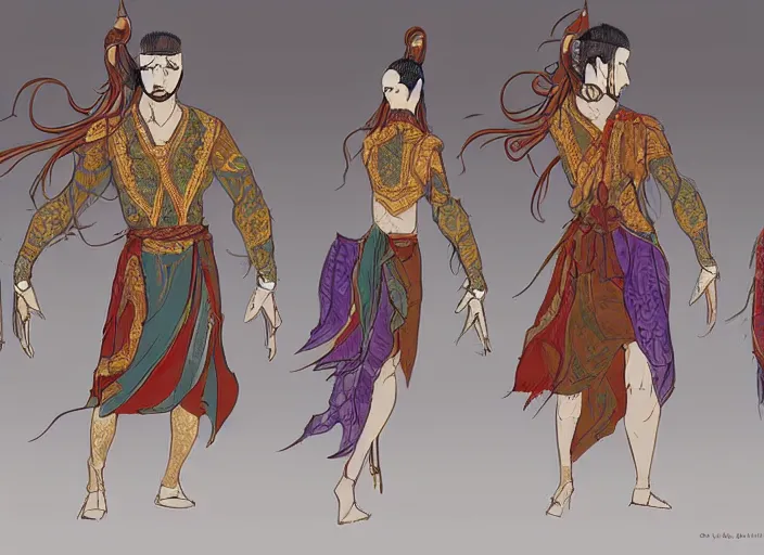 Image similar to concept design of - avatar the legends of ong bo di