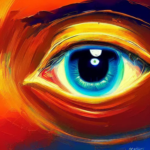 Prompt: eye of horus, wedjat eye, egypt, by alena aenami