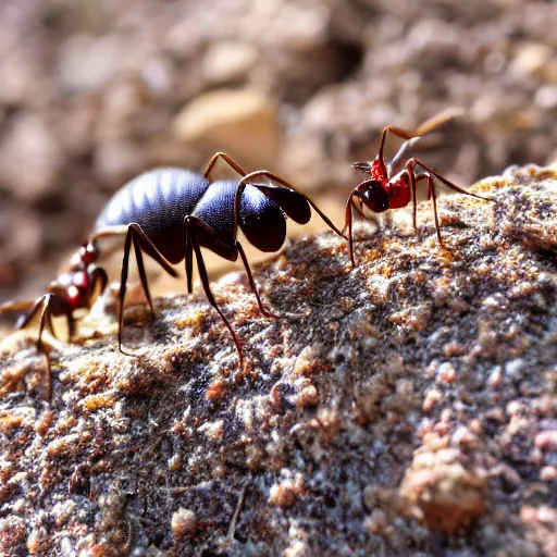 Image similar to first picture with Ant-view lens - a new camera lens that captures perspective of an ant - a family at a picnic