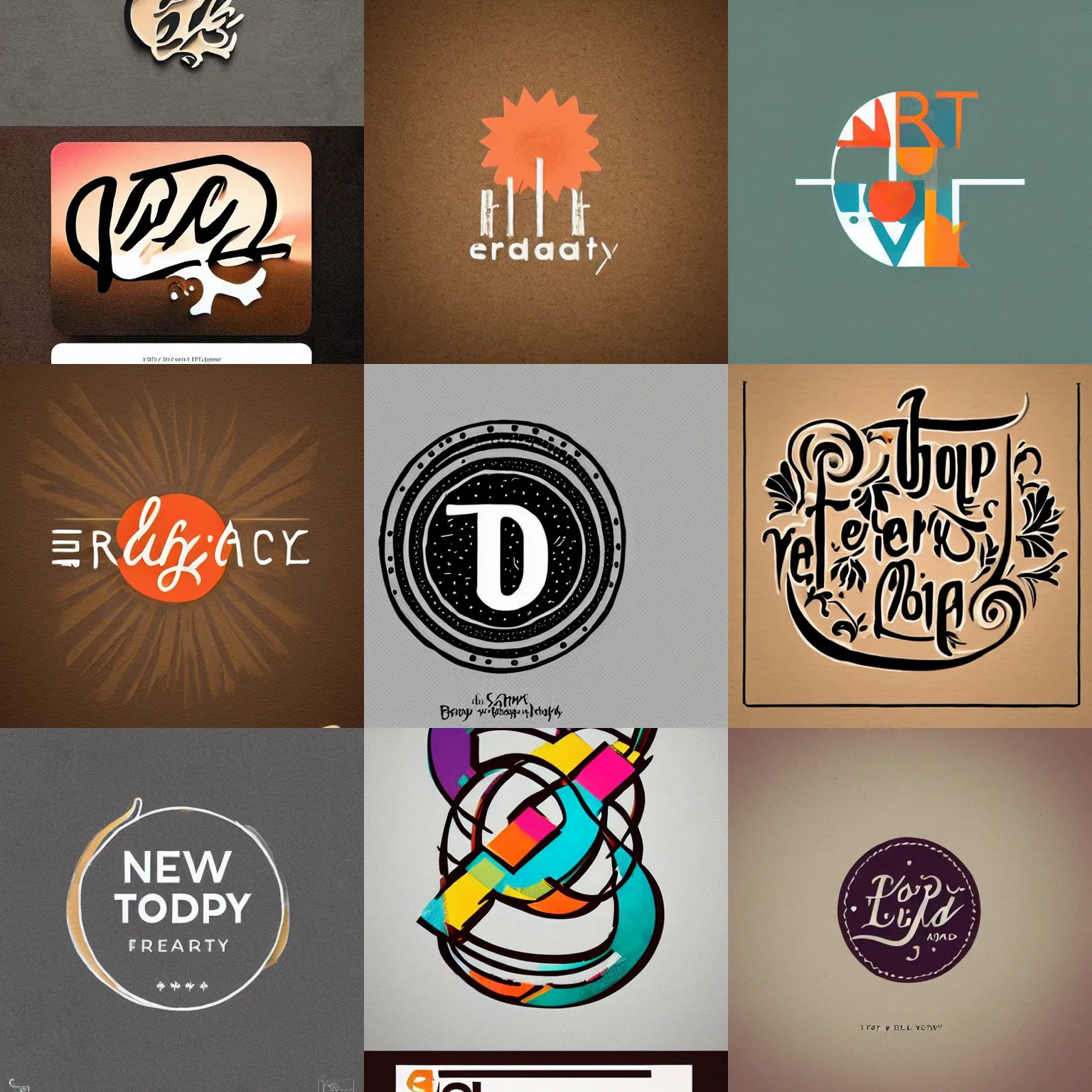 Prompt: new etsy logo done by top brand agency, featured on behance,
