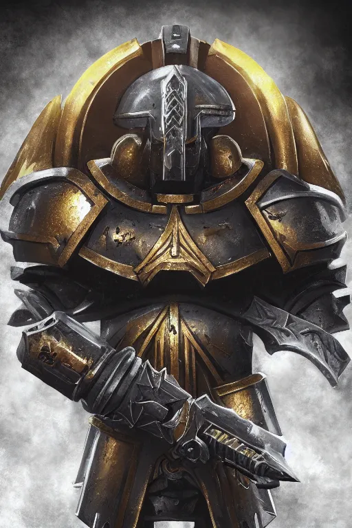 Image similar to armor portrait heros warhammer 4 0 k horus heresy fanart - the primarchs emperor by johannes helgeson animated with vfx concept artist & illustrator global illumination ray tracing hdr fanart arstation zbrush central hardmesh 8 k octane renderer comics stylized