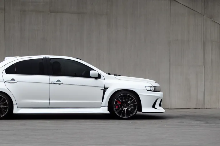 Image similar to photo of Mitsubishi Lancer Evolution XI 11 2022 2 door sedan concept car