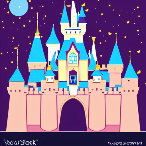 Image similar to sleeping beauty castle vector h 6 4 0