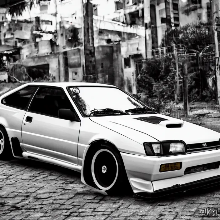 Image similar to photography, ae 8 6, s 1 2 silvia, kyza saleem, realistic, 4 k, sharp, detailed