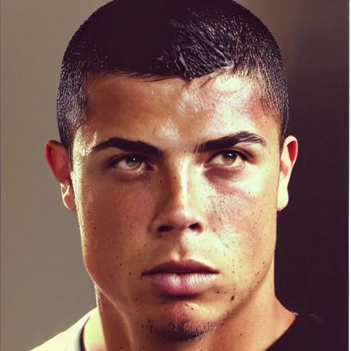 Image similar to ronaldo nazario portrait by mario testino, year 2 0 0 0