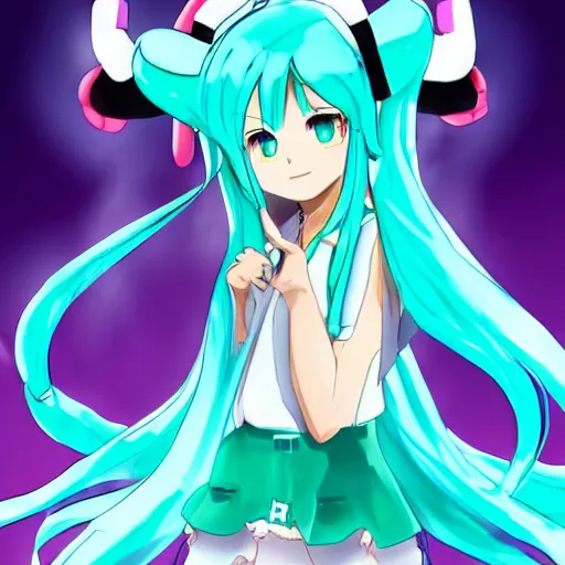 Image similar to Jesus cosplaying hatsune miku in the style of Shinji Aramaki, anime, scene, character