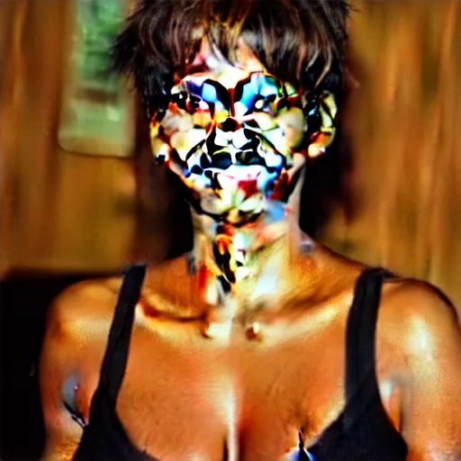 Image similar to halle berry as a berry fruits