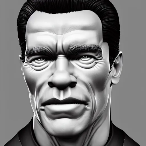 Image similar to Arnold Schwarzenegger as spiderman terminator , muscle extremely detailed, fantastic details full face, mouth, trending on artstation, pixiv, cgsociety, hyperdetailed Unreal Engine 4k 8k ultra HD, WLOP