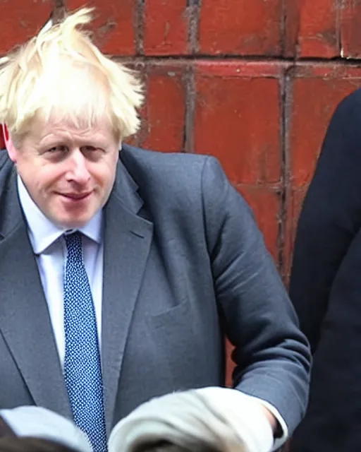 Prompt: boris johnson looking like an egg