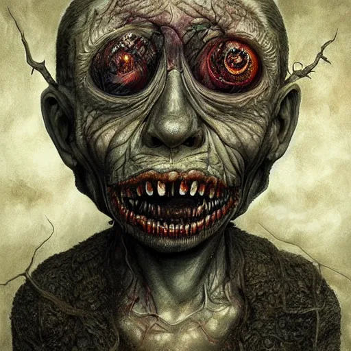 Image similar to a hyperrealistic painting of cosmic horror, by anton semenov and santiago caruso, highly detailed, vivid color,