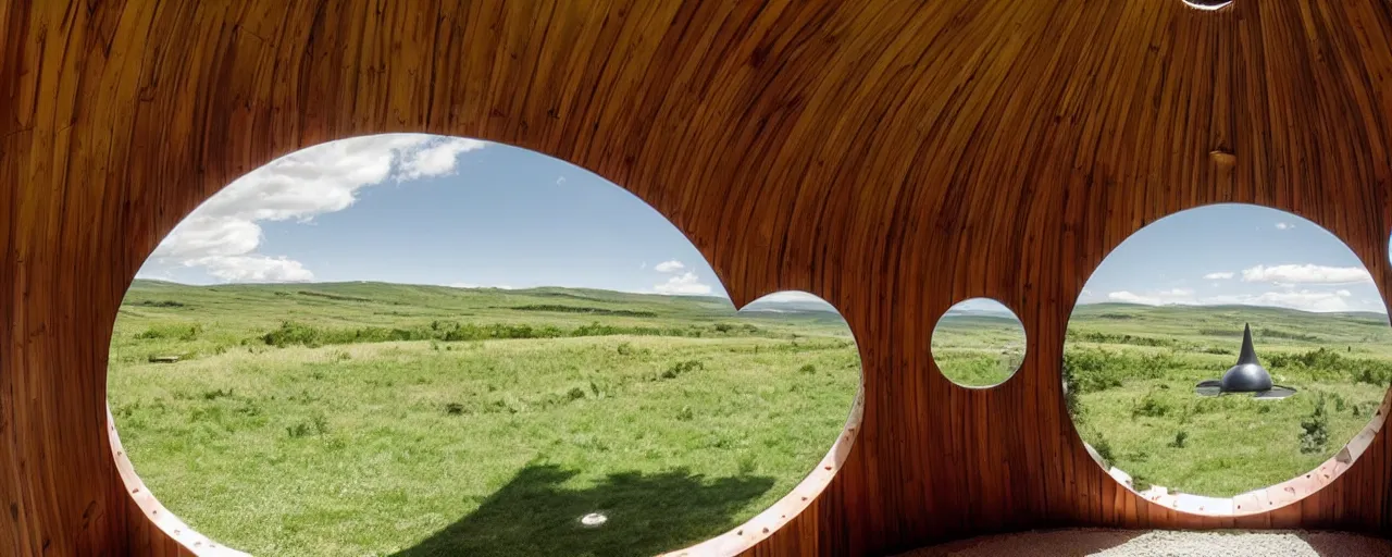 Prompt: spectacular green dome house by kristoffer tejlgaard, earthship, optimus sun orientation, north hemisphere,