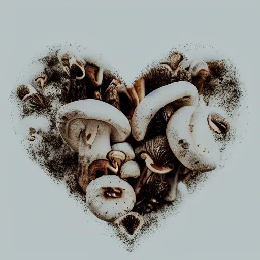 Image similar to double exposure of love, symbols of live, explosion, love is the most relevant theme, love is infinity, love is begin of all, 8 k resolution, artistic mode, artistic, trending on instagram, long exposure, love art, serious, fantasy and dreams vibes, mushrooms style and macro style, spawn, spruce vibes