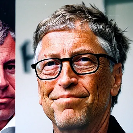 Prompt: Bill Gates is Jeffrey Epstein