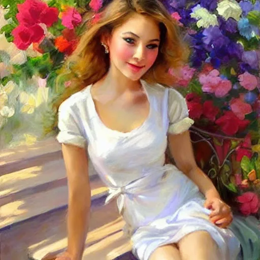 Image similar to painting by Vladimir Volegov