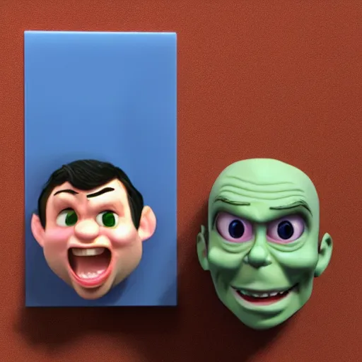 Image similar to 3d print of Andrew Tate in pixar style